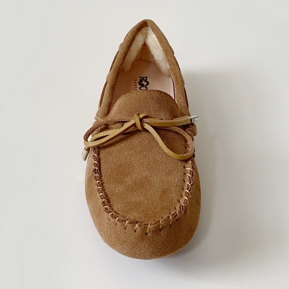 Roozee Australia DAKA Suede Camp Moccasin Driving Loafer Chestnut NIB - Picture 4 of 16